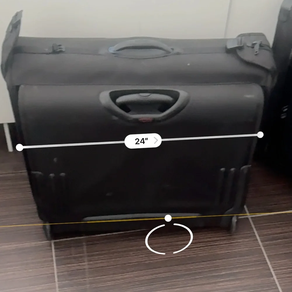 TUMI Classic Black Rolling Travel Garment Bag Alpha Suitcase